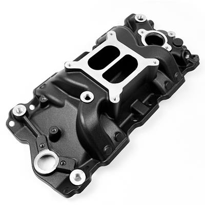 Professional Products 52043 Typhoon Intake Manifold, Fits Chevy Small Block - Black