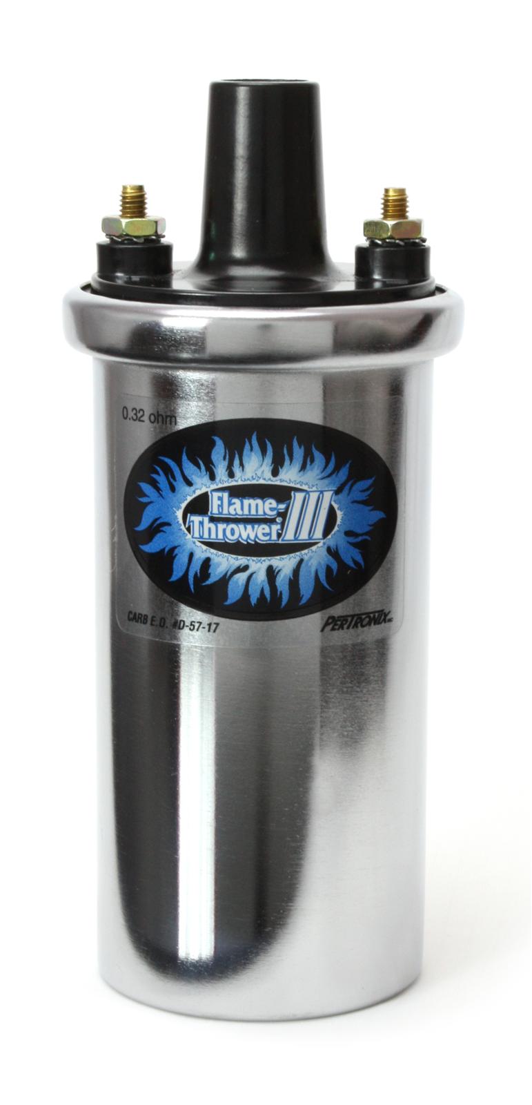 PerTronix 44001 Flame-Thrower III Ignition Coil, 45,000V - Chrome