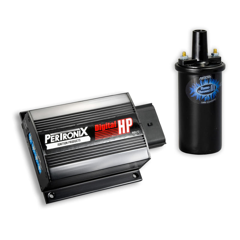 PerTronix 510C Digital HP Ignition Box and Flame-Thrower III Canister Coil Kit
