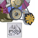 Powermaster 890 Billet Alternator Bracket - Chevy Big Block