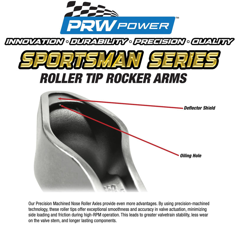 PRW Sportsman Steel Roller Tip Rocker Arms 68350715