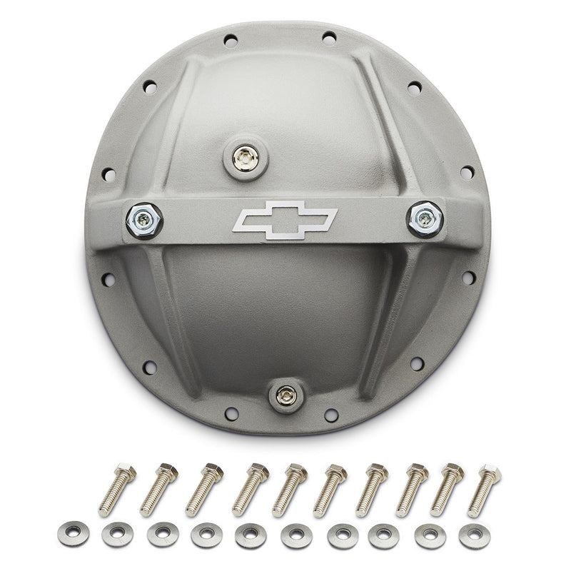 Proform 141-699 Chevy Bowtie Differential Cover, GM 8.875" (12-Bolt) - Cast Grey