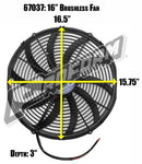 Proform Brushless Electric Fans 67037