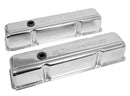 Proform 141-101 Stamped Steel Chevy Valve Covers w/o Baffles - Chrome