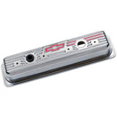 Proform 141-107 Chevy Red Bowtie Valve Covers, Center Bolt. Chevy S/B V8, 1987-LS.