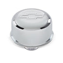Proform 141-616 Chevy Bowtie Emblem Push-In Air Breather Cap, 3" Dia. Chrome
