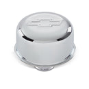 Proform 141-616 Chevy Bowtie Emblem Push-In Air Breather Cap, 3" Dia. Chrome