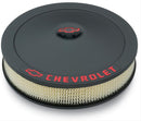 Proform 141-752 GM Licensed Chevy Air Cleaner Kit, 14" - Black Crinkle