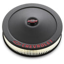 Proform 141-752 GM Licensed Chevy Air Cleaner Kit, 14" - Black Crinkle