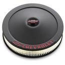 Proform 141-752 GM Licensed Chevy Air Cleaner Kit, 14" - Black Crinkle