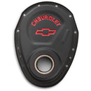 Proform 141-753 Chevy Bowtie Timing Chain Cover, SBC - Black Crinkle