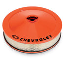 Proform 141-785 GM Licensed Chevy Air Cleaner Kit, 14" Dia. - Orange