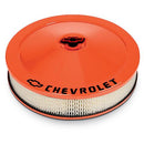 Proform 141-785 GM Licensed Chevy Air Cleaner Kit, 14" Dia. - Orange