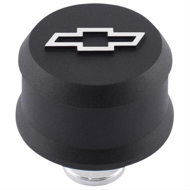Proform 141-858 Slant Edge Aluminum Breather Cap - Black, Push-In