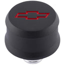 Proform 141-861 Slant-Edge Aluminum Push-In Air Breather Cap - Black Crinkle