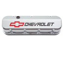 Proform 141-877 GM Licensed Slant Edge Valve Cover - Tall - Chrome