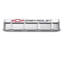 Proform 141-877 GM Licensed Slant Edge Valve Cover - Tall - Chrome