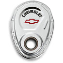 Proform 141-904 Chevy Timing Chain Cover Chevrolet & Bowtie Logos