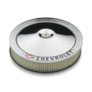 Proform 141-906 Chrome Air Cleaner Recessed Chevrolet Emblem