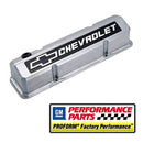 Proform 141-920 GM Licensed Slant Edge Valve Cover - Tall - Polished