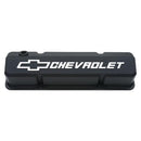 Proform 141-921 Slant-Edge Valve Covers Chevy Bowtie, Black Crinkle