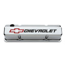 Proform 141-930 Slant-Edge Valve Covers Chevy Bowtie, Chrome