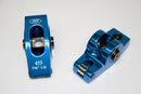 PRW 0345501 1.52 x 7/16" Aluminum Rocker Arm for Pontiac 287-455 and 4.3L V8 1958-81 , Blue
