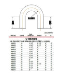 Patriot 180 Degree Bends H6929