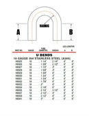 Patriot 180 Degree Bends H6941