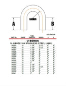 Patriot 180 Degree Bends H6931
