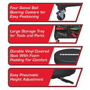 Powerbuilt Rolling Brake Stools 640834