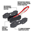 Powerbuilt Ratcheting Brake Caliper Piston Tools 647796