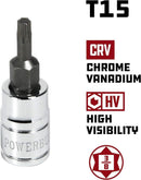 Powerbuilt Torx Bit Sockets 648512