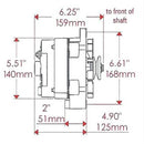 Powermaster Street Alternators 17102