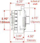 Powermaster Street Alternators 577711