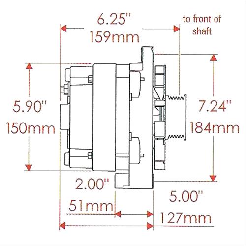 Powermaster Street Alternators 57806