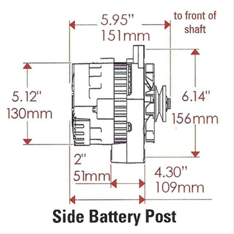 Powermaster Street Alternators 374011MR
