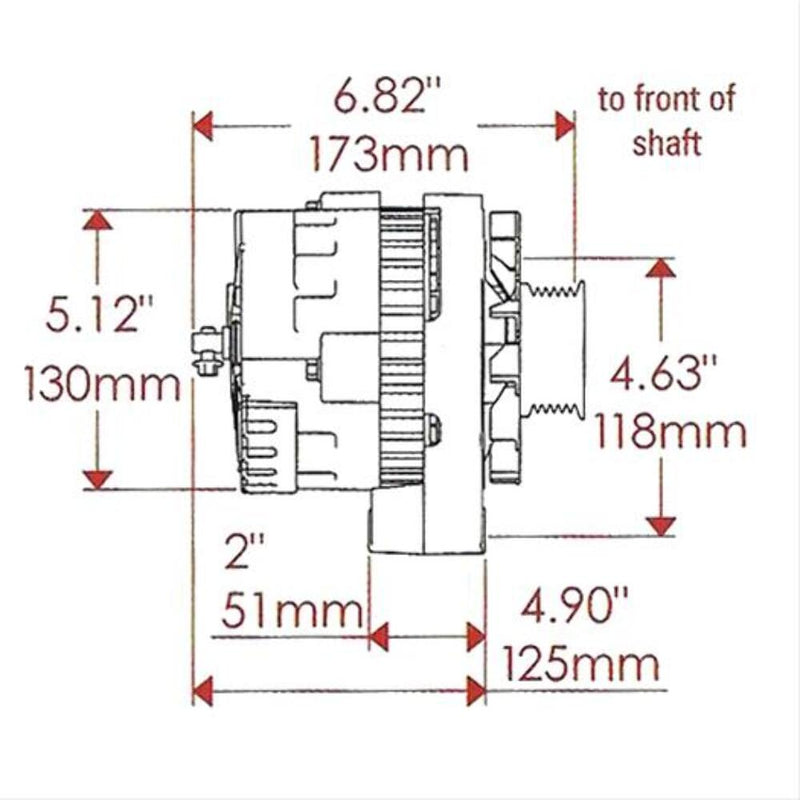 Powermaster Street Alternators 478601