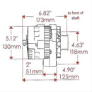 Powermaster Street Alternators 478611