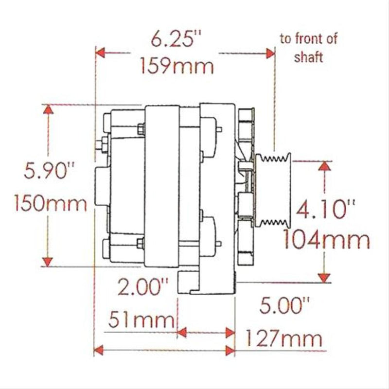 Powermaster Street Alternators 48203