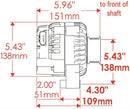 Powermaster Street Alternators 484061
