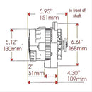 Powermaster Street Alternators 57402