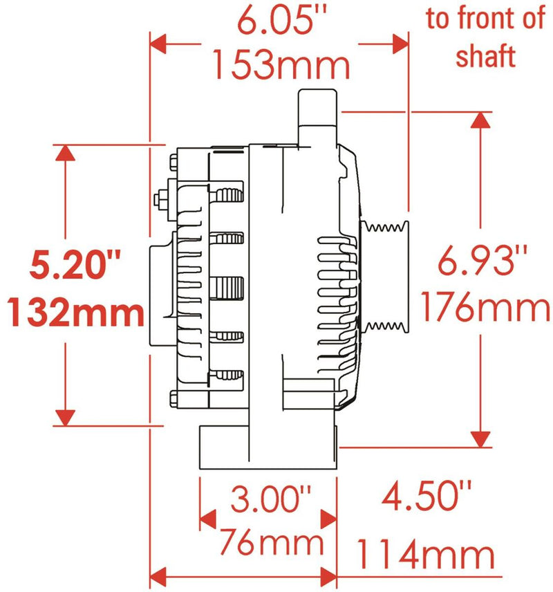 Powermaster Street Alternators 577491