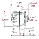 Powermaster Smooth Look Alternators 67297