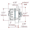 Powermaster Smooth Look Alternators 67297