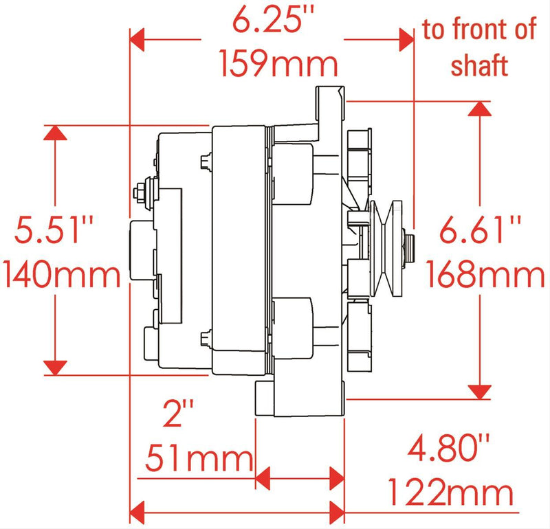 Powermaster Retro Alternators 7102