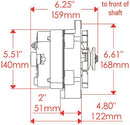 Powermaster Retro Alternators 7127