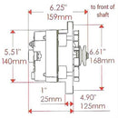 Powermaster Street Alternators 8-46101