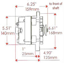 Powermaster Street Alternators 8-46101