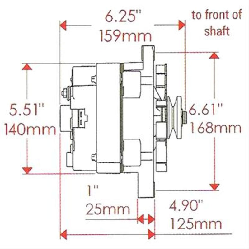 Powermaster Street Alternators 8-46141